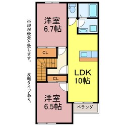 グリーンハイツの物件間取画像